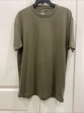True Classic Men's Olive Short Sleeve Crew Tee